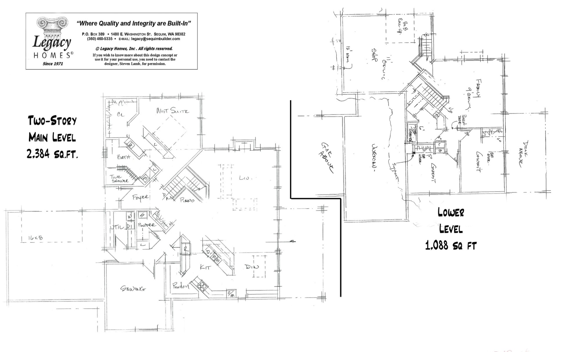 Legacy Homes Floor Plan