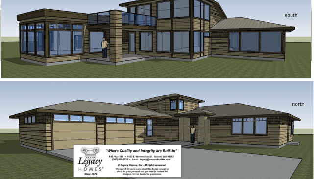 Legacy Homes Inc. Mountain View Home Southern Exposure sEquim WA